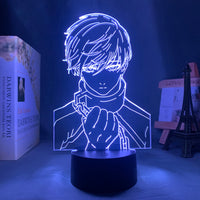 Anime Lamp: Rin Itoshi Inspired Night Light | Blue Lock Anime Gifts
