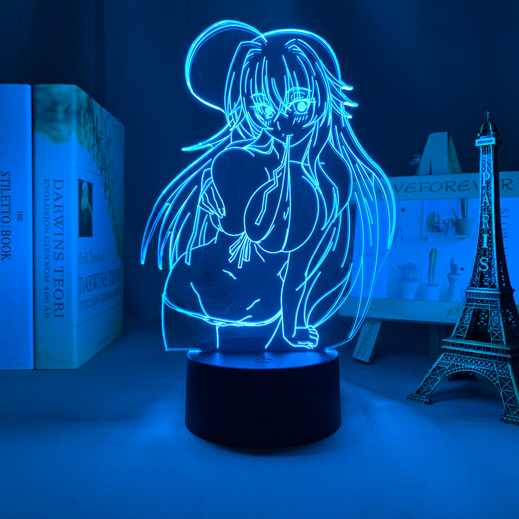 Anime Lamp: Rias Gremory Night Light | Highschool DxD Anime Gifts