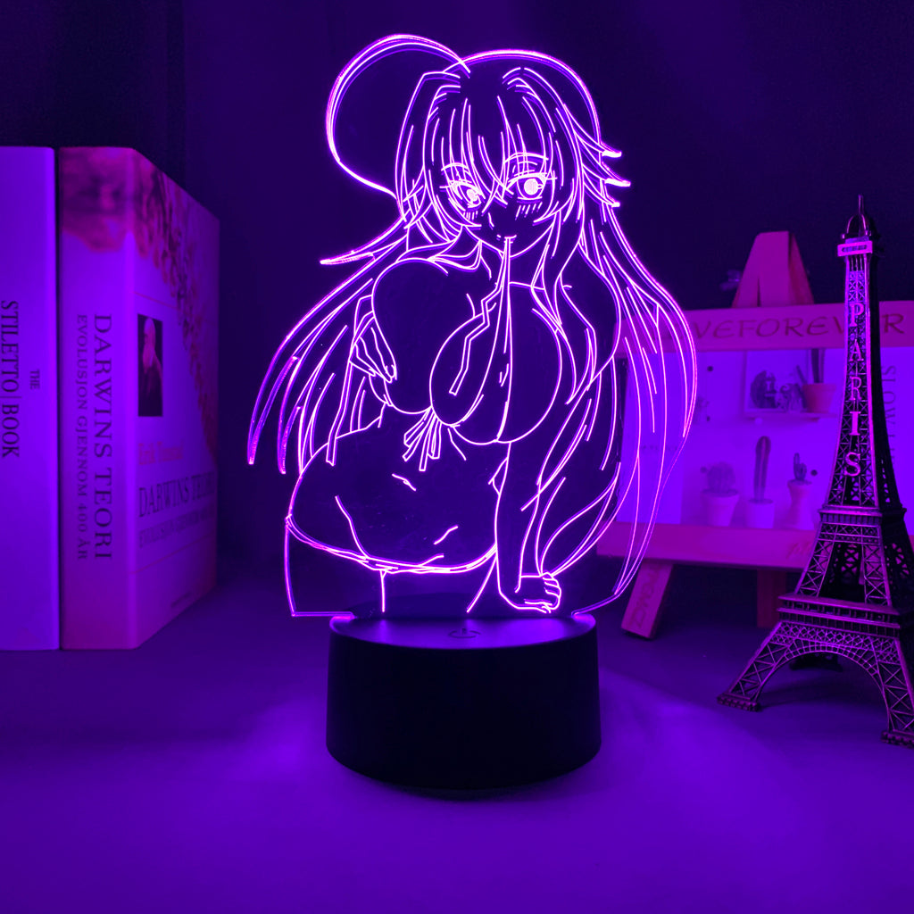 Anime Lamp: Rias Gremory Night Light | Highschool DxD Anime Gifts