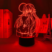 Anime Lamp: Rias Gremory Night Light | Highschool DxD Anime Gifts