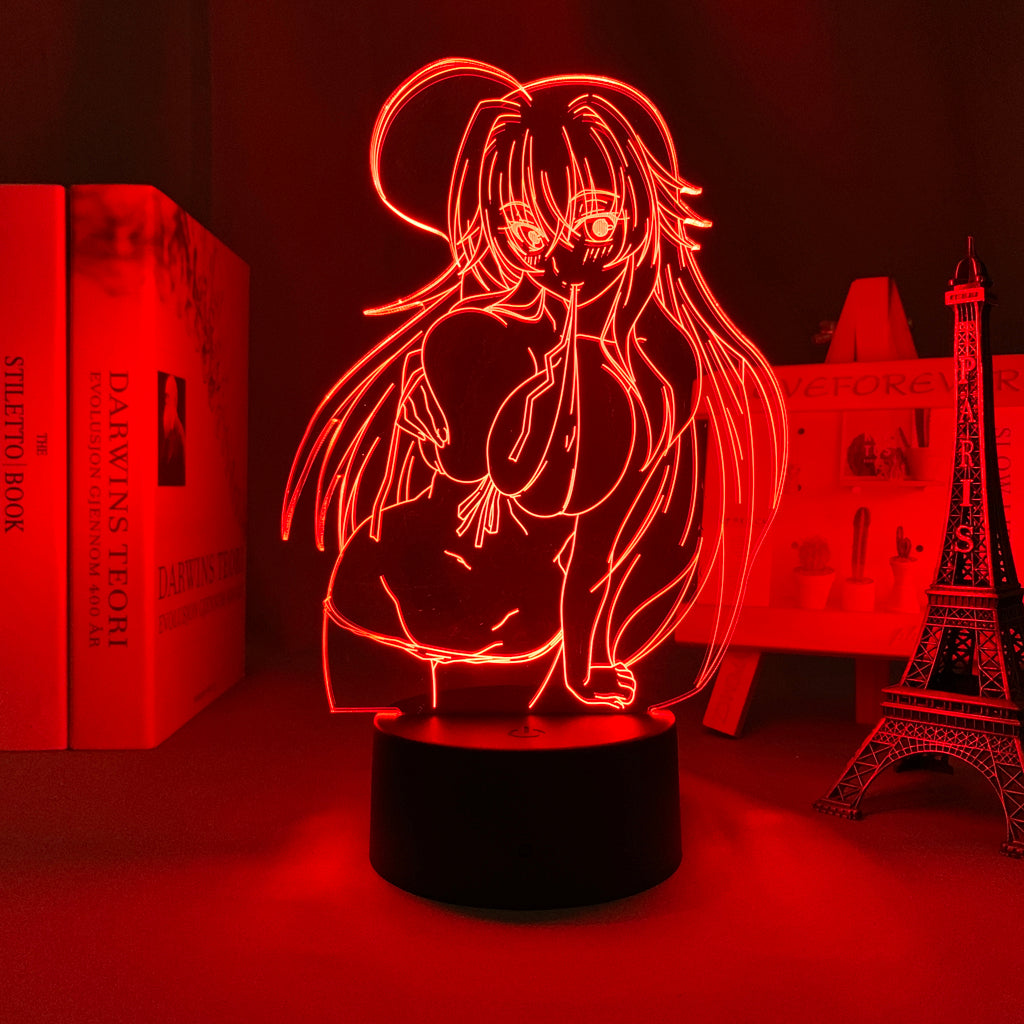 Anime Lamp: Rias Gremory Night Light | Highschool DxD Anime Gifts