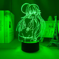 Anime Lamp: Rias Gremory Night Light | Highschool DxD Anime Gifts