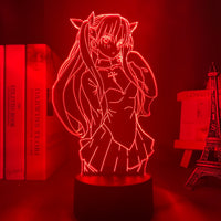 Anime Lamp: Rin Tohsaka Inspired Night Light | Fate Stay Night Anime Gifts