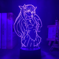 Anime Lamp: Rin Tohsaka Inspired Night Light | Fate Stay Night Anime Gifts