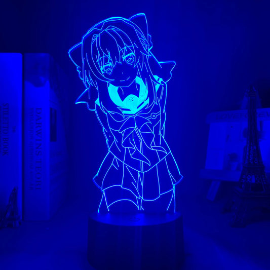 Anime Lamp: Shinoa Hiragi Inspired Night Light | Seraph of the End Anime Gifts