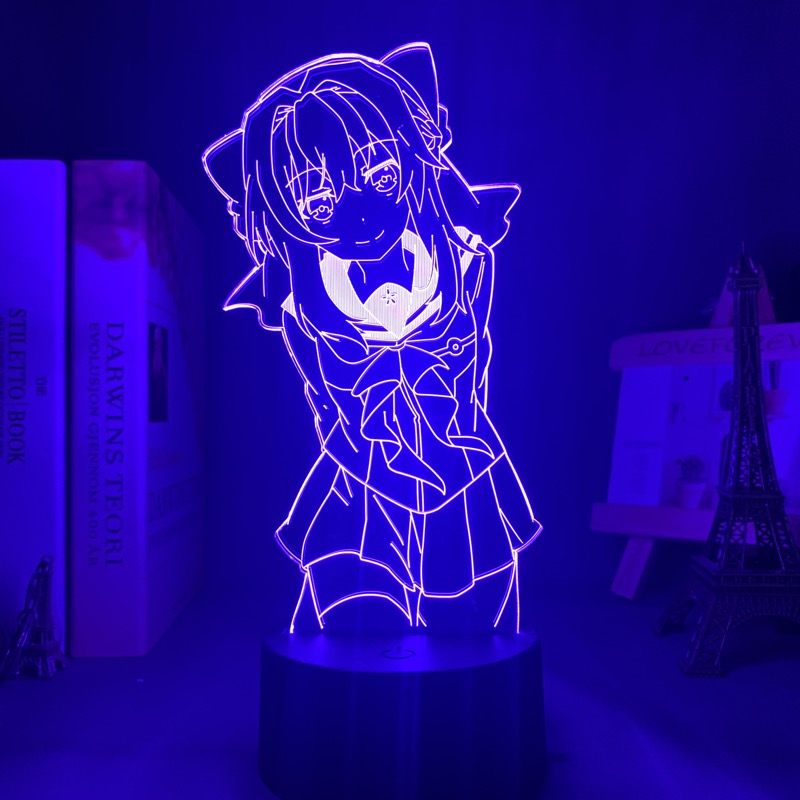 Anime Lamp: Shinoa Hiragi Inspired Night Light | Seraph of the End Anime Gifts