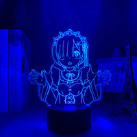 Anime Lamp: Rem Inspired Night Light | Re Zero Anime Gifts