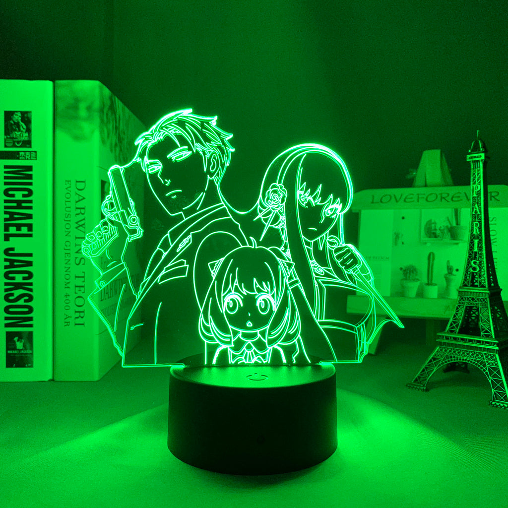 Anime Lamp: Forger Family Inspired Night Light | Spy x Family Anime Gifts