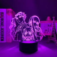 Anime Lamp: Forger Family Inspired Night Light | Spy x Family Anime Gifts