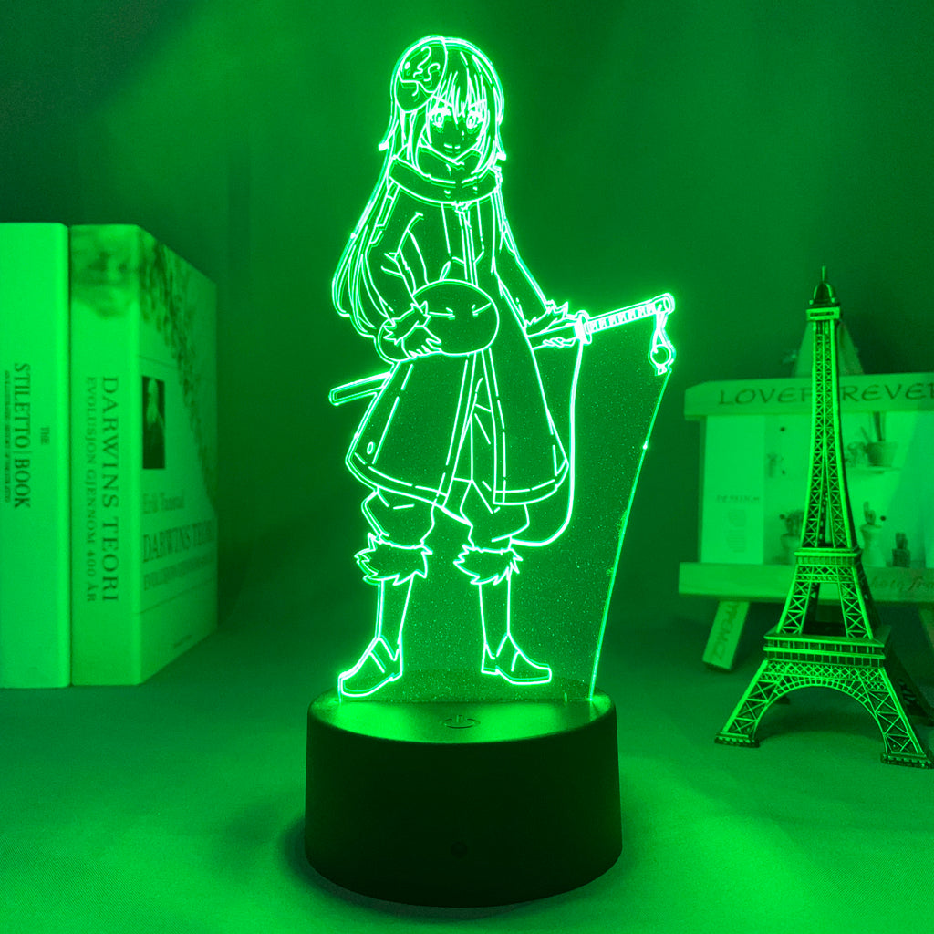 Anime Lamp: Rimuru Tempest Inspired Night Light | Reincarnated As A Slime Anime Gifts