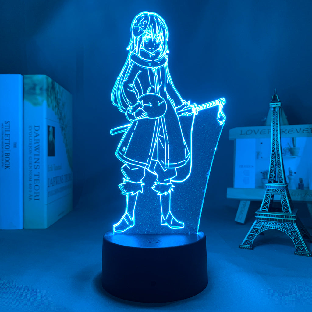 Anime Lamp: Rimuru Tempest Inspired Night Light | Reincarnated As A Slime Anime Gifts