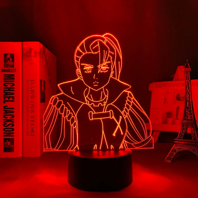 Anime Lamp: Jericho Inspired Night Light | The Seven Deadly Sins Anime Gifts