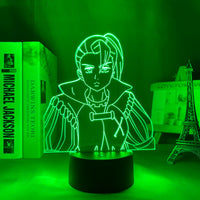 Anime Lamp: Jericho Inspired Night Light | The Seven Deadly Sins Anime Gifts