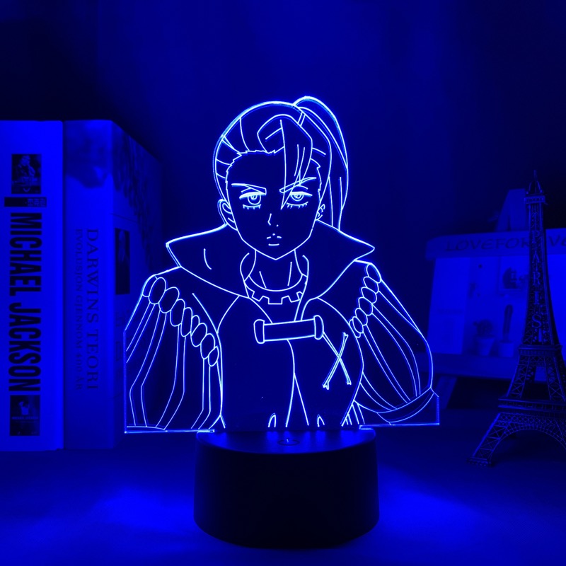 Anime Lamp: Jericho Inspired Night Light | The Seven Deadly Sins Anime Gifts