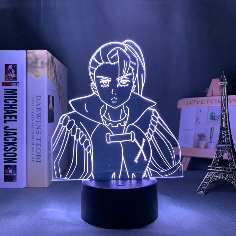Anime Lamp: Jericho Inspired Night Light | The Seven Deadly Sins Anime Gifts
