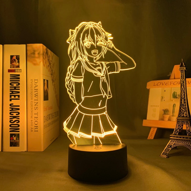 Anime Lamp: Astolfo Inspired Night Light | Fate Series Anime Gifts