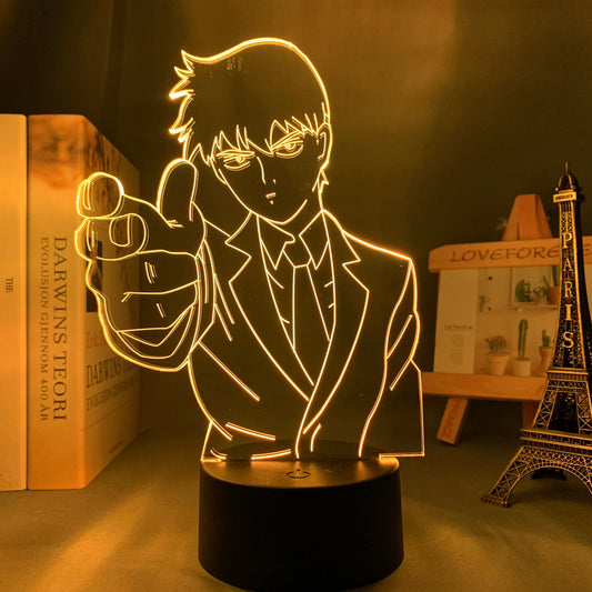 Anime Lamp: Reigen Inspired Night Light | Mob Psycho Anime Gifts