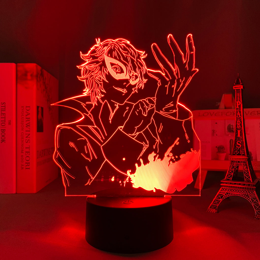 Anime Lamp: Joker Inspired Night Light | Persona 5 Anime Gifts
