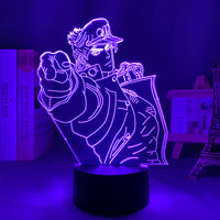 Anime Lamp: Jotaro Kujo Inspired Night Light | JoJo's Bizarre Adventure Anime Gifts