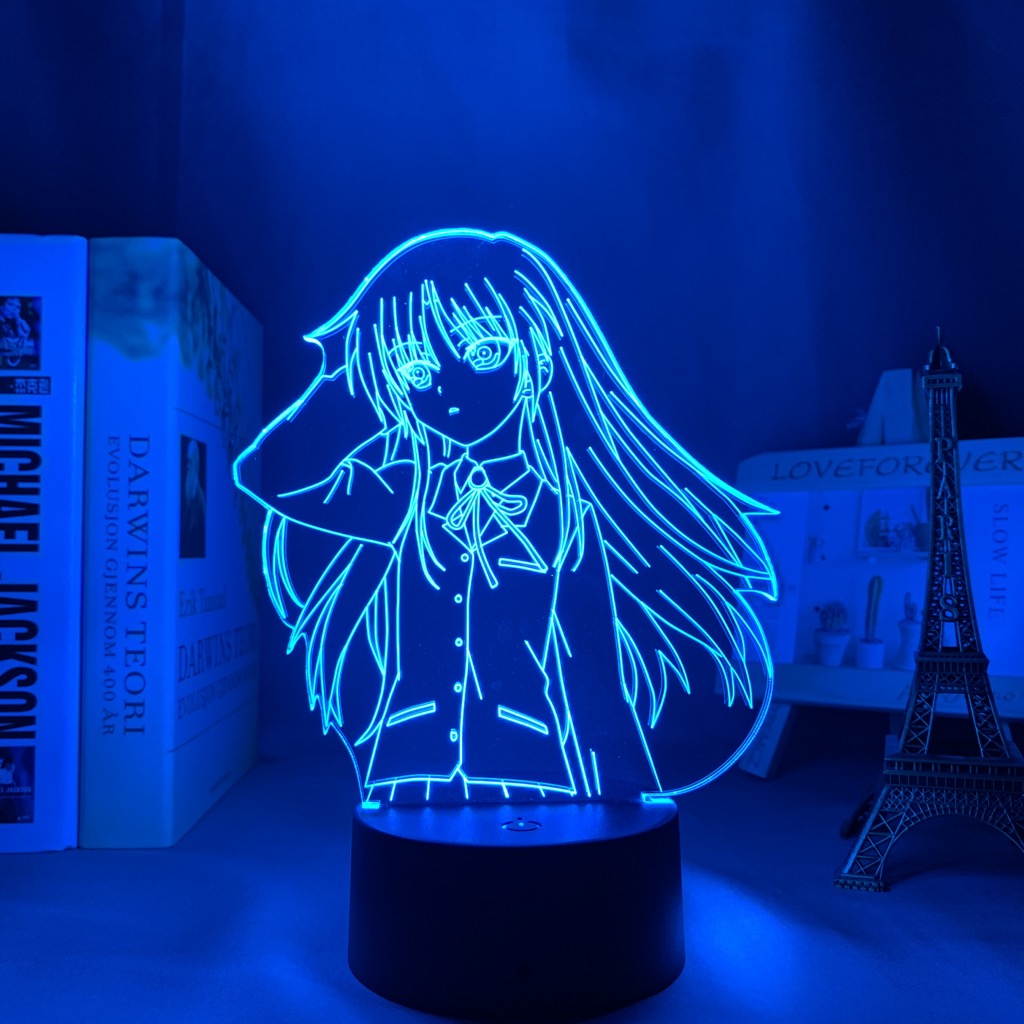 Anime Lamp: Kanade Tachibana Inspired Night Light | Angel Beats Anime Gifts