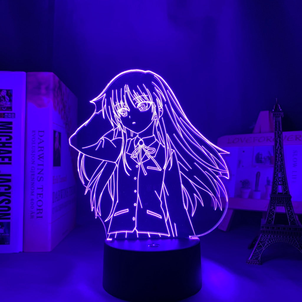 Anime Lamp: Kanade Tachibana Inspired Night Light | Angel Beats Anime Gifts