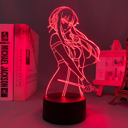 Anime Lamp: Yor Forger Inspired Night Light | Spy x Family Anime Gifts