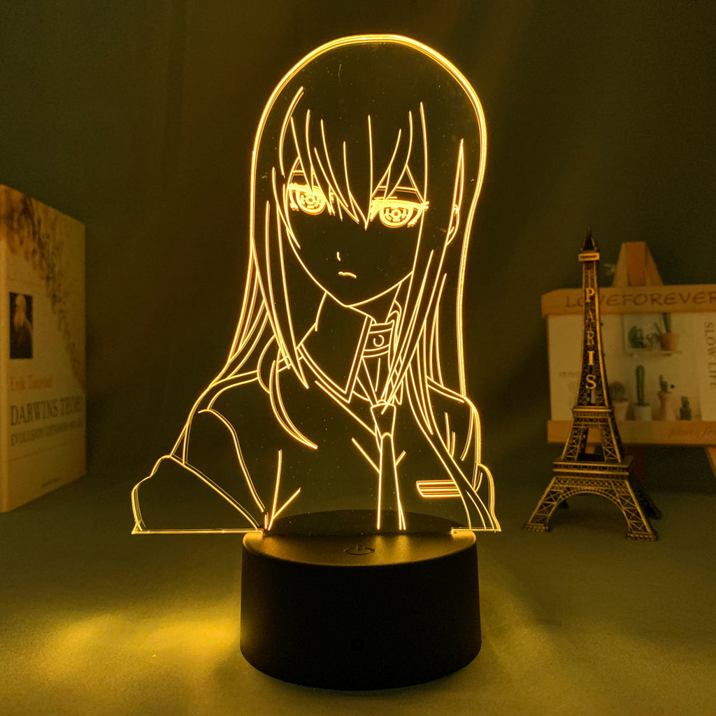 Anime Lamp: Kurisu Makise Inspired Night Light | Steins;Gate Anime Gifts