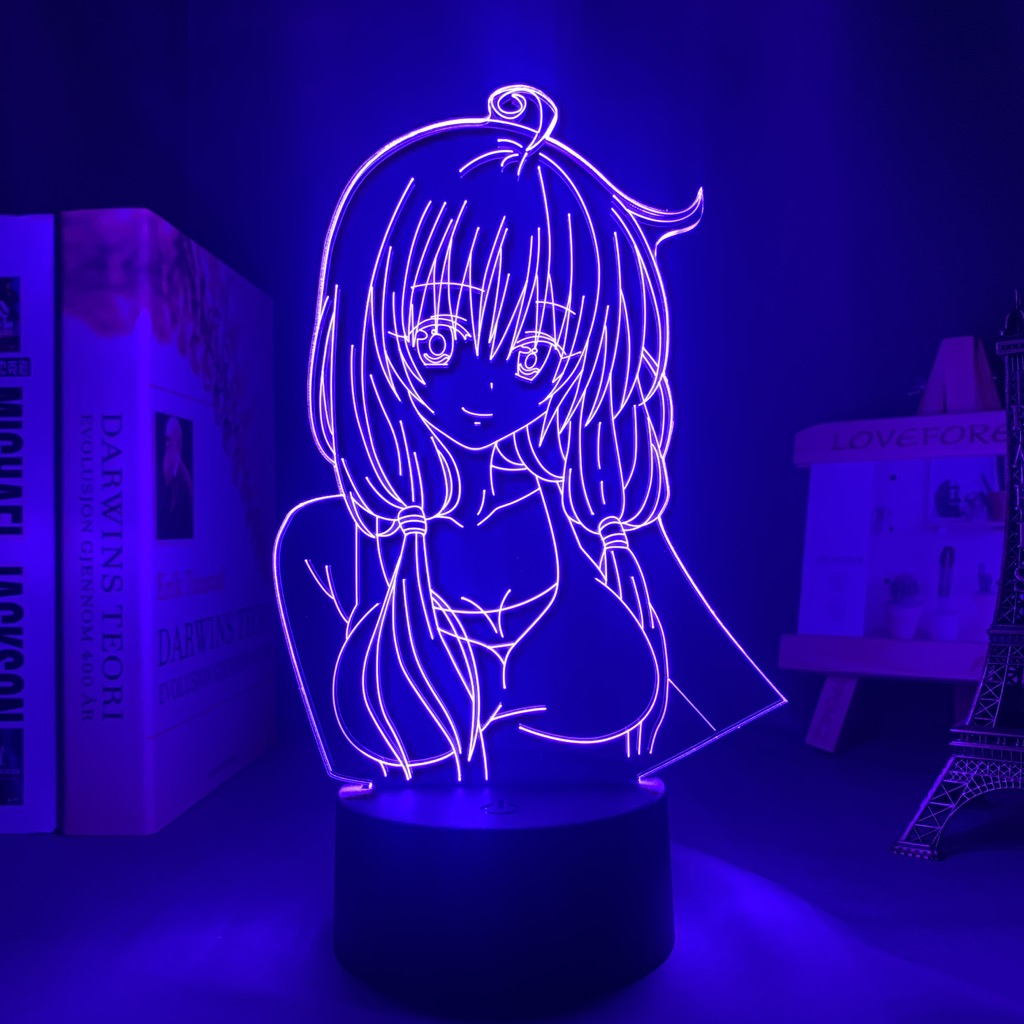 Anime Lamp: Lala Satalin Deviluke Inspired Night Light | To Love Ru Anime Gifts