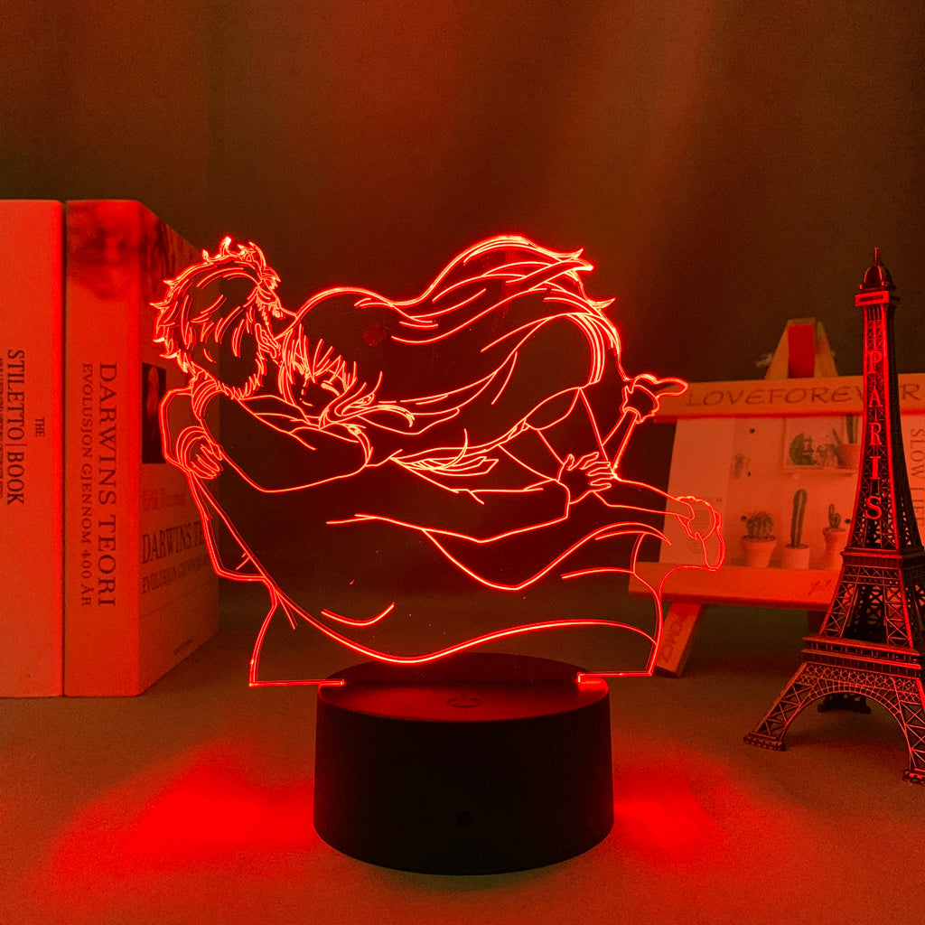 Anime Lamp: Rintaro Okabe & Kurisu Makise Inspired Night Light | Steins;Gate Anime Gifts