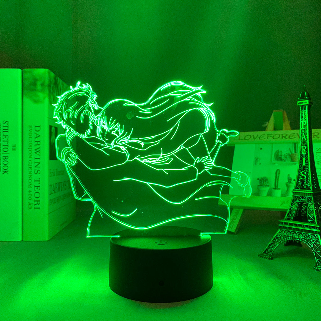 Anime Lamp: Rintaro Okabe & Kurisu Makise Inspired Night Light | Steins;Gate Anime Gifts