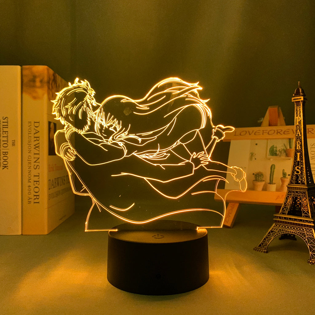 Anime Lamp: Rintaro Okabe & Kurisu Makise Inspired Night Light | Steins;Gate Anime Gifts
