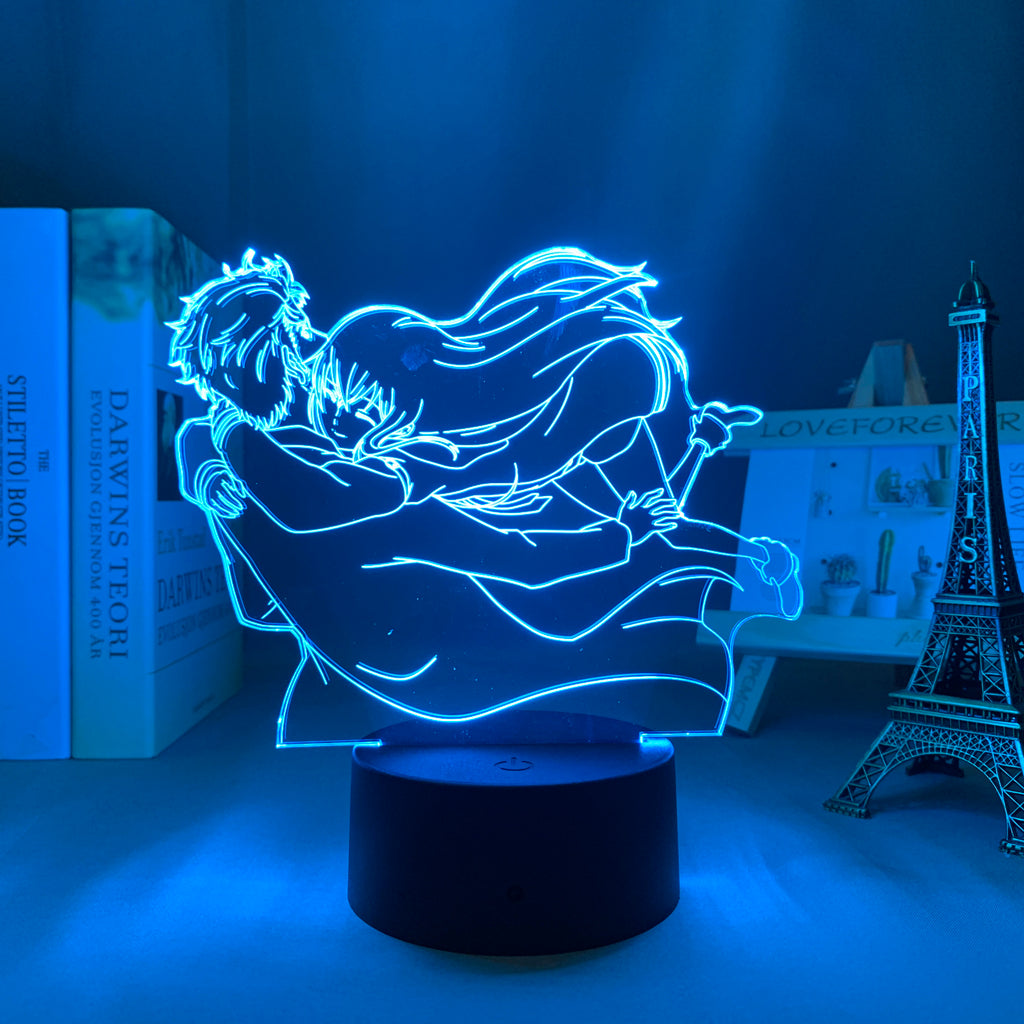 Anime Lamp: Rintaro Okabe & Kurisu Makise Inspired Night Light | Steins;Gate Anime Gifts