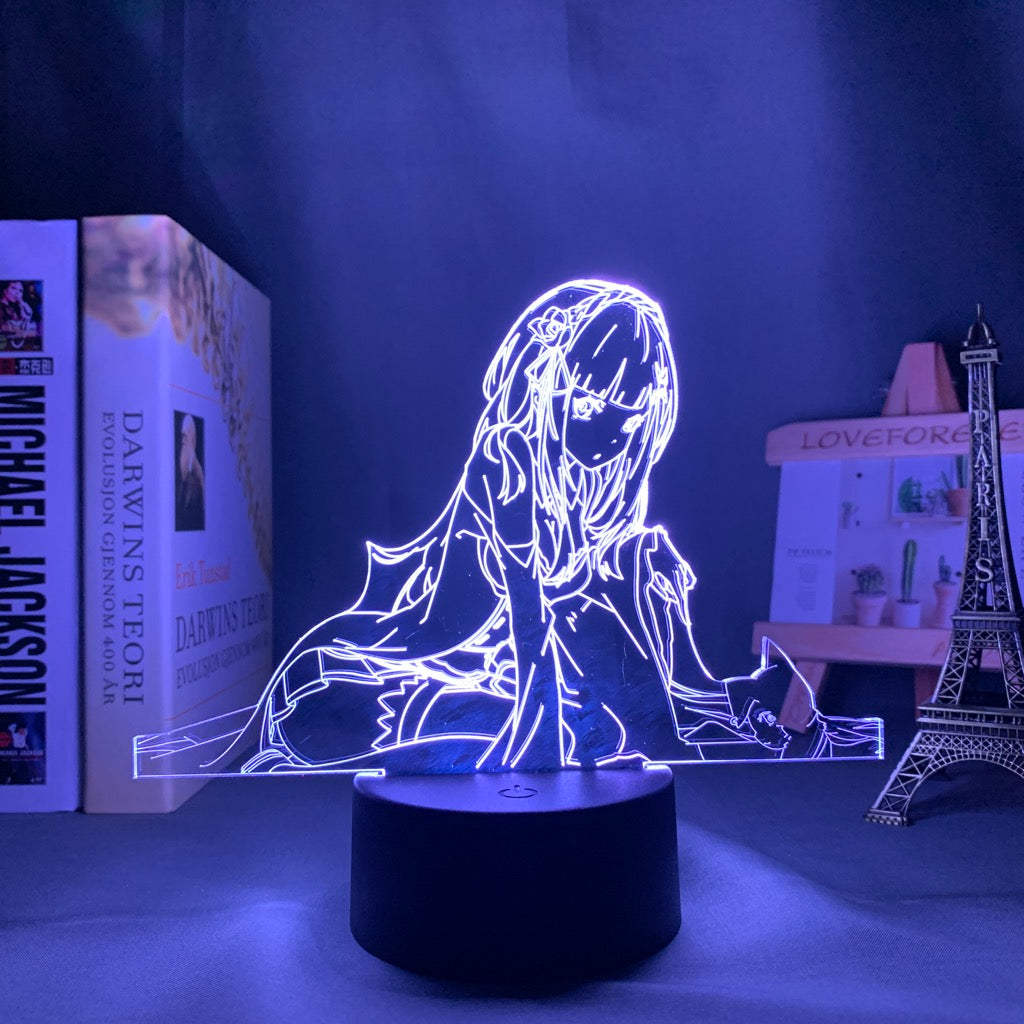 Anime Lamp: Emilia | Re Zero
