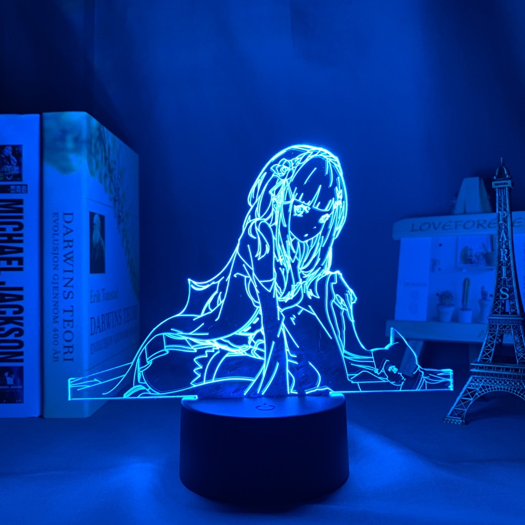 Anime Lamp: Emilia | Re Zero