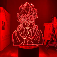 Anime Lamp: Dio Inspired Night Light | JoJo's Bizarre Adventure Anime Gifts