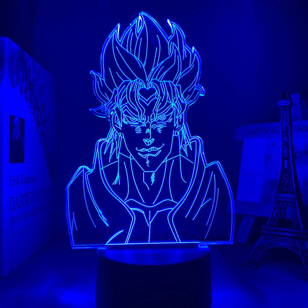 Anime Lamp: Dio Inspired Night Light | JoJo's Bizarre Adventure Anime Gifts