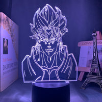 Anime Lamp: Dio Inspired Night Light | JoJo's Bizarre Adventure Anime Gifts