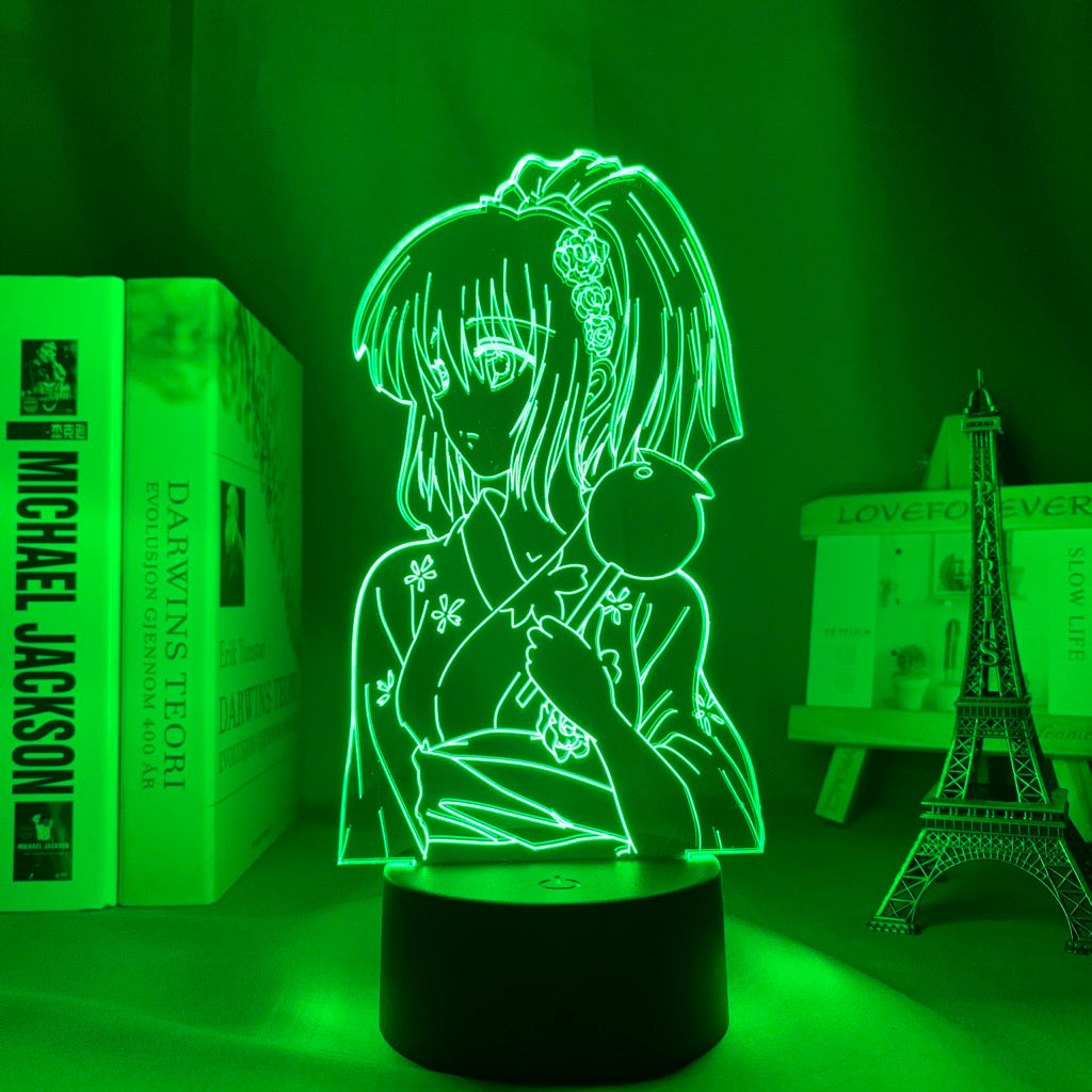 Anime Lamp: Momo Belia Deviluke Inspired Night Light | To Love Ru Anime Gifts