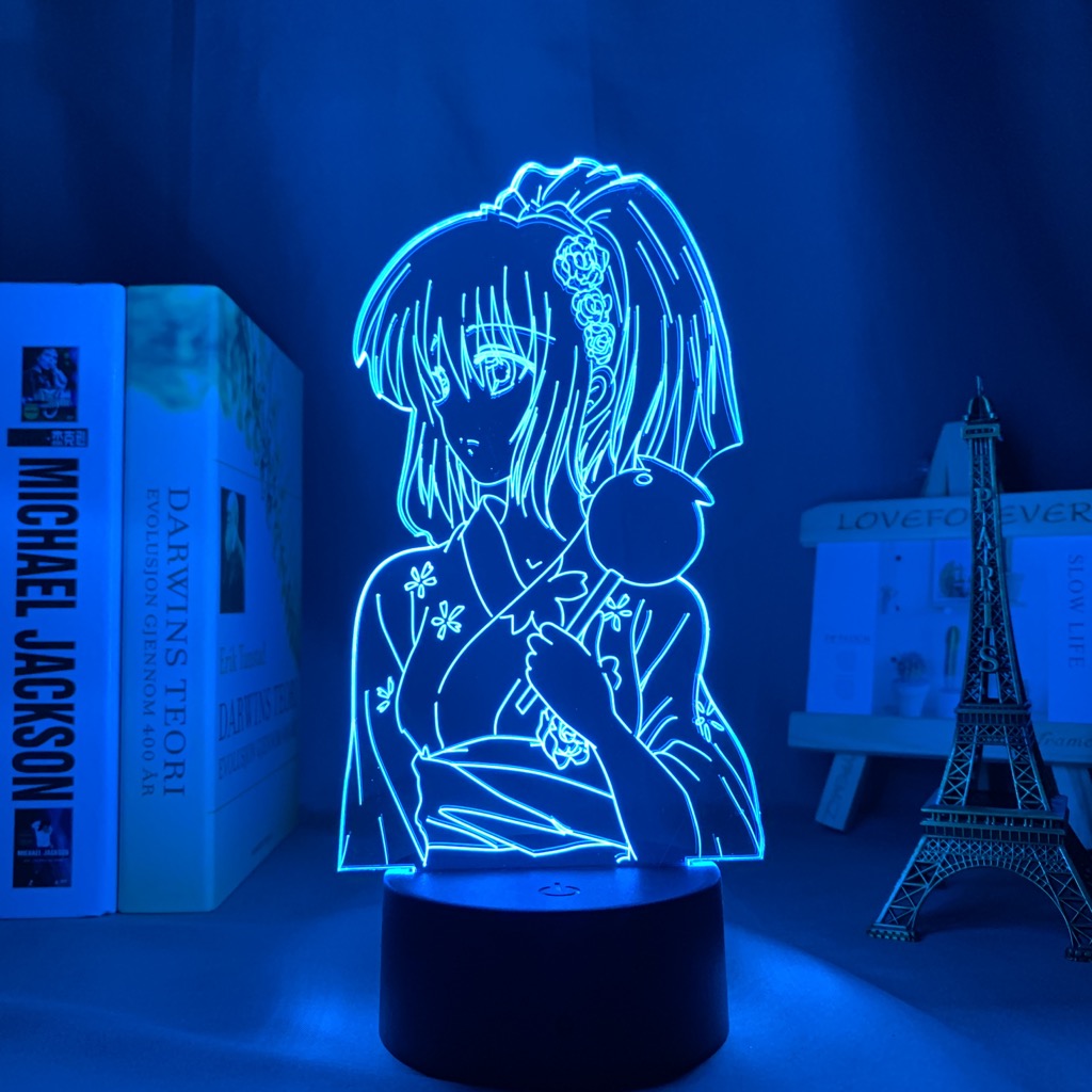 Anime Lamp: Momo Belia Deviluke Inspired Night Light | To Love Ru Anime Gifts