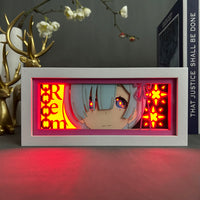Anime Light Box: Rem Inspired | Re Zero Anime Gifts