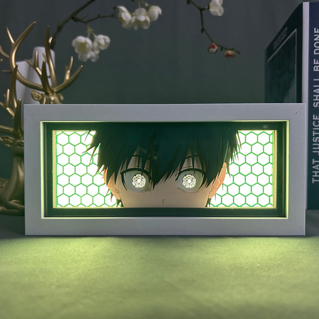 Anime Light Box: Isagi Inspired | Blue Lock Anime Gifts