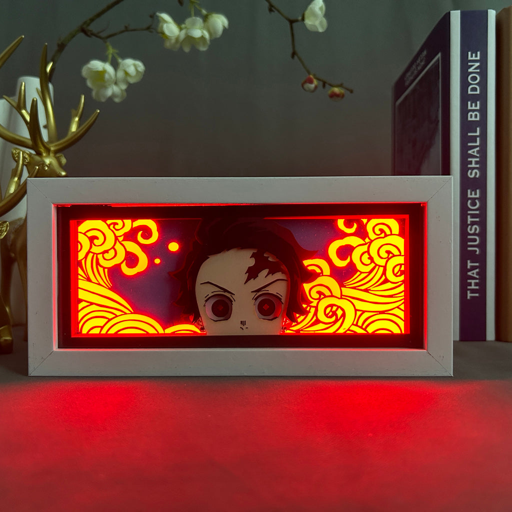 Anime Light Box: Tanjiro Kamado Inspired | Demon Slayer Anime Gifts