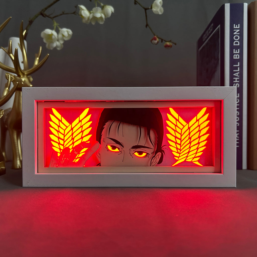 Anime Light Box: Eren Yeager Inspired | Attack on Titan Anime Gifts