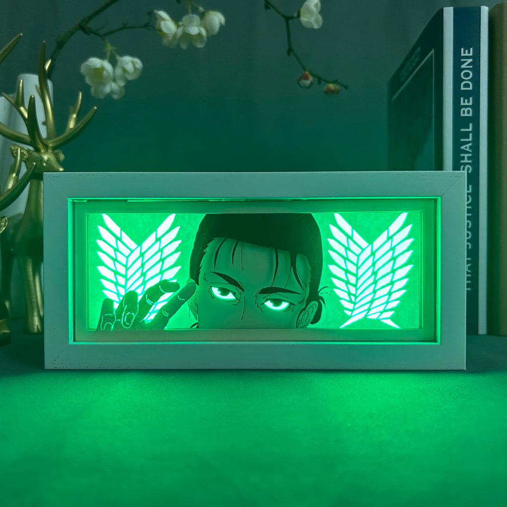 Anime Light Box: Eren Yeager Inspired | Attack on Titan Anime Gifts