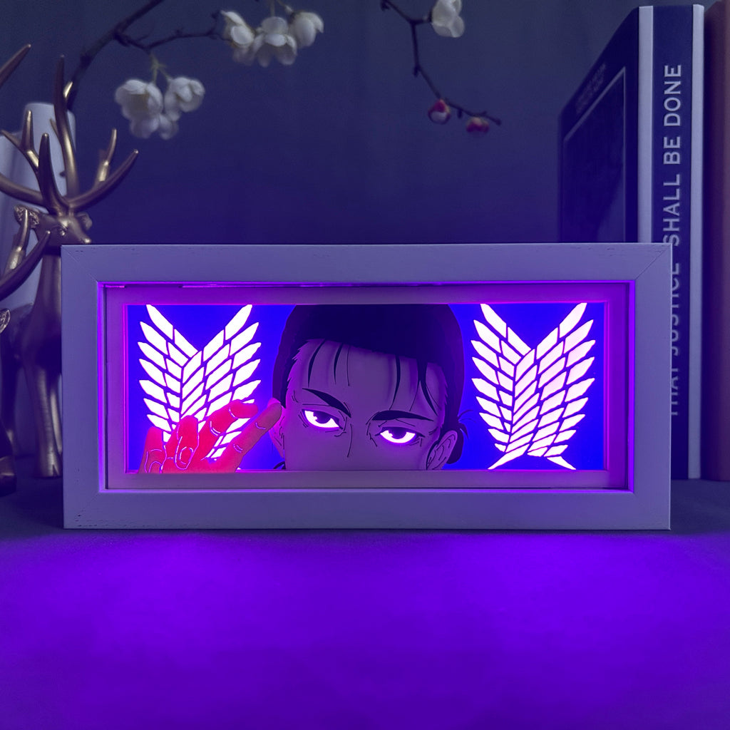 Anime Light Box: Eren Yeager Inspired | Attack on Titan Anime Gifts