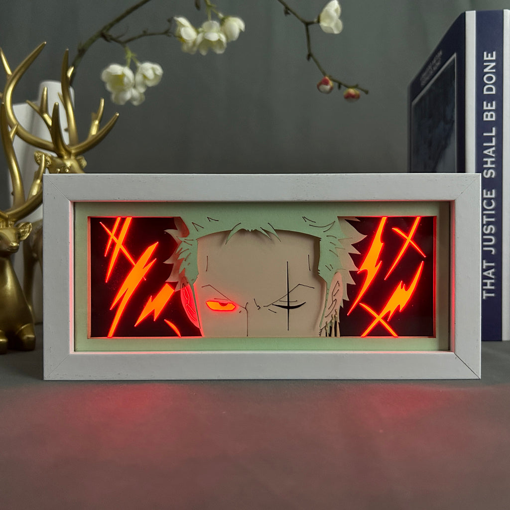 Anime Light Box: Zoro Inspired | One Piece Anime Gifts