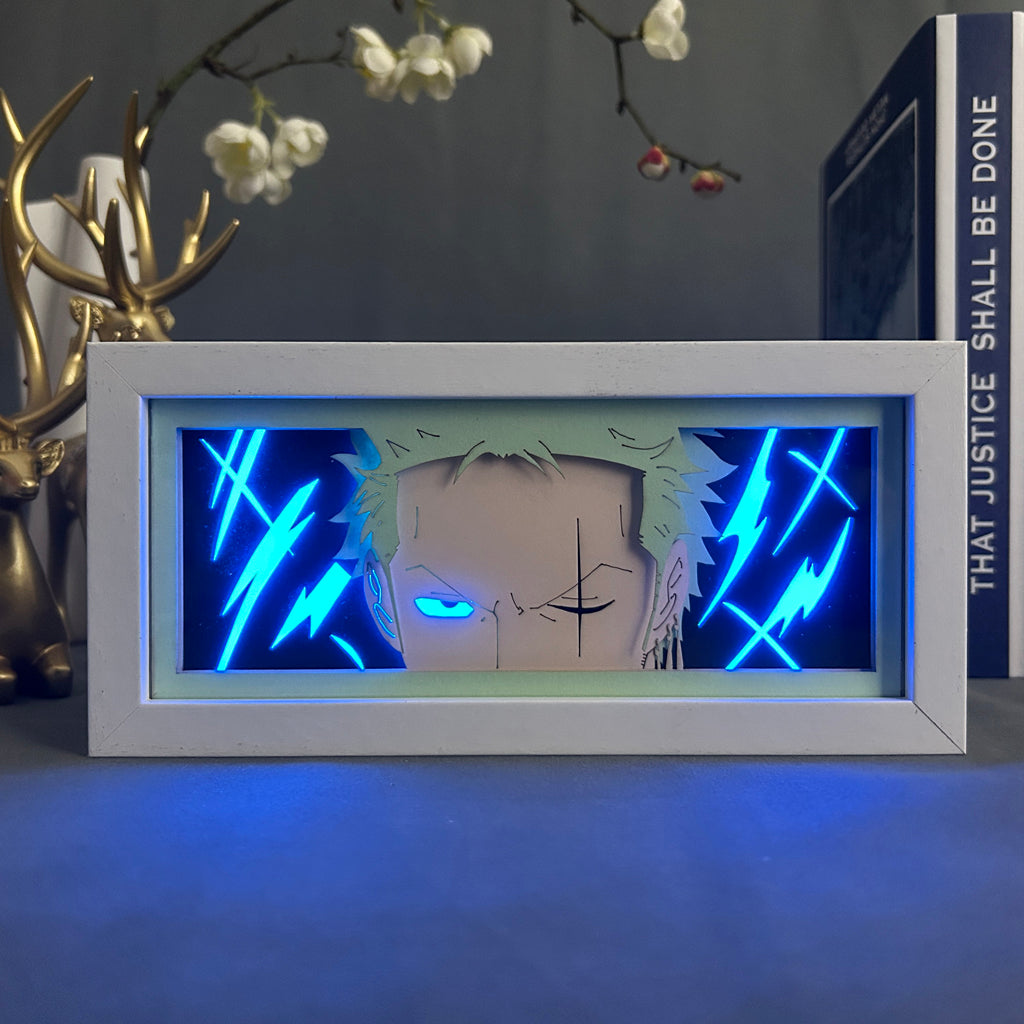 Anime Light Box: Zoro Inspired | One Piece Anime Gifts