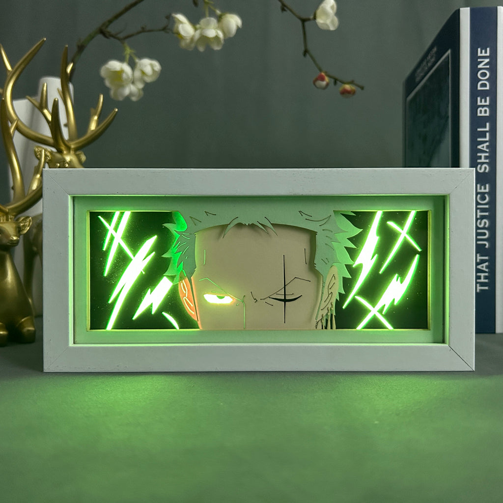 Anime Light Box: Zoro Inspired | One Piece Anime Gifts