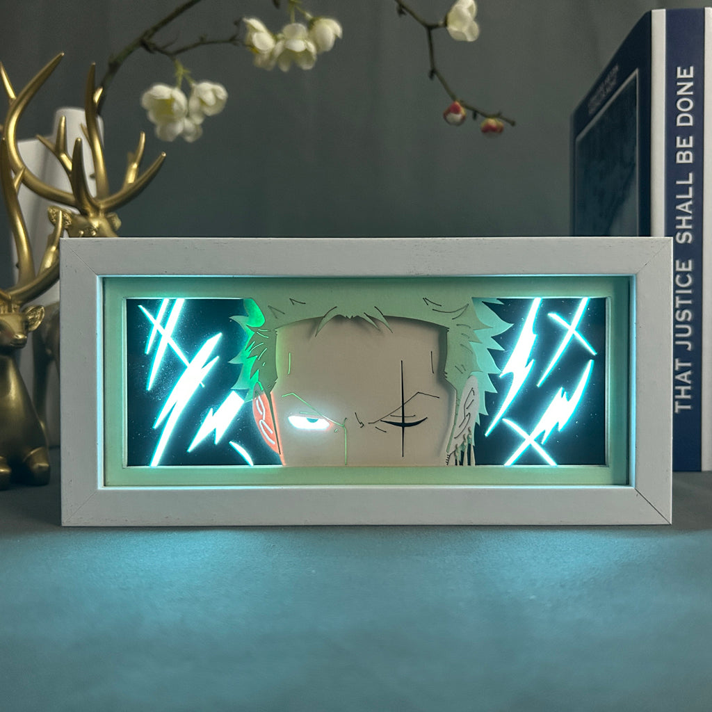 Anime Light Box: Zoro Inspired | One Piece Anime Gifts