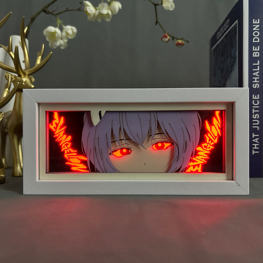 Anime Light Box: Rei Ayanami Inspired | Neon Genesis Evangelion Anime Gifts